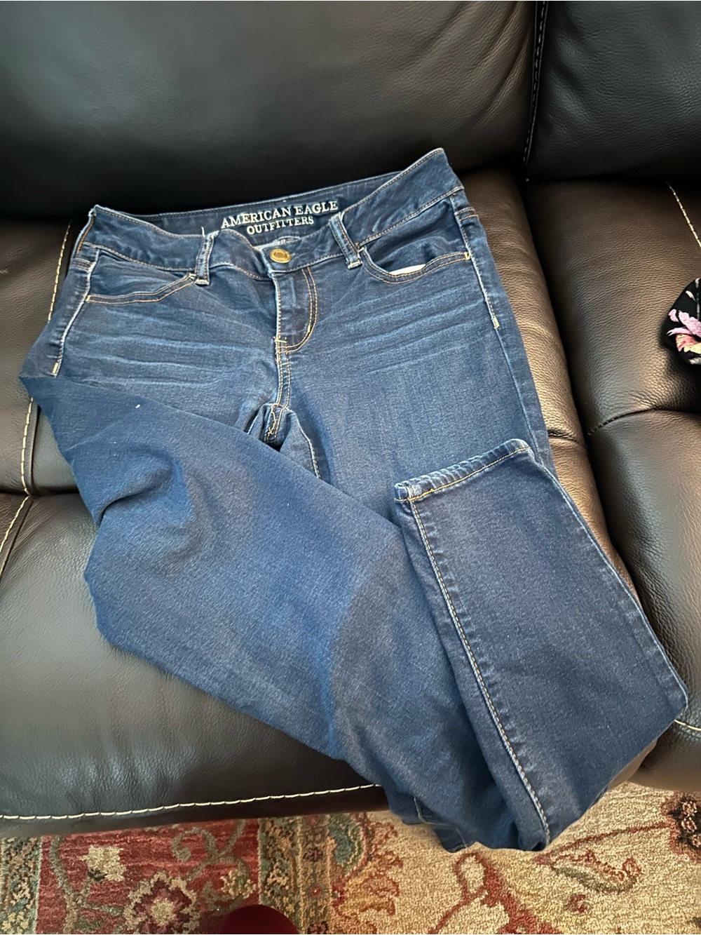 American Eagle Outfitters Indigo Skinny Jeans for Women